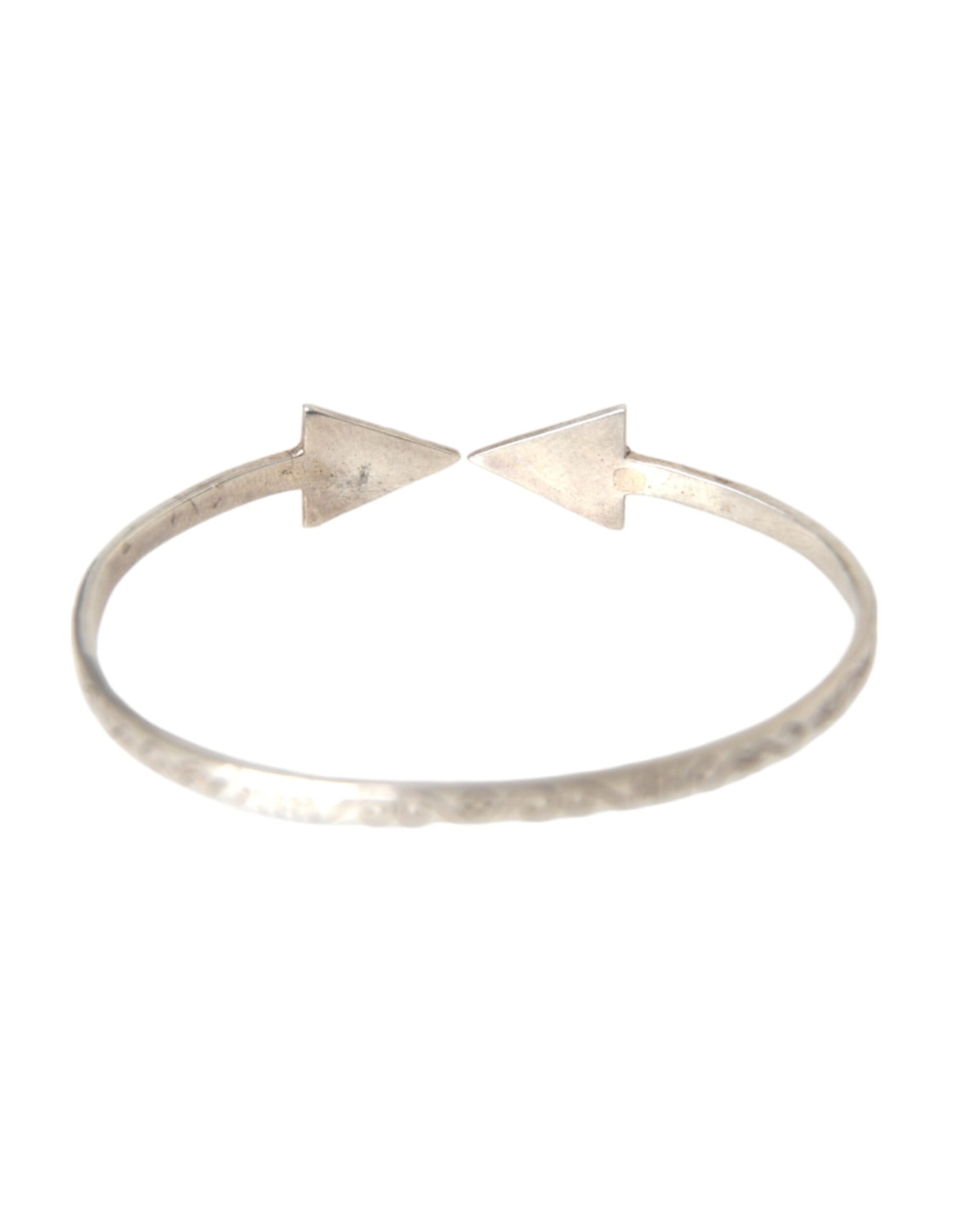 Nialaya Arrow Crystal 925 Silver Bangle Bracelet Women | Regal Royce