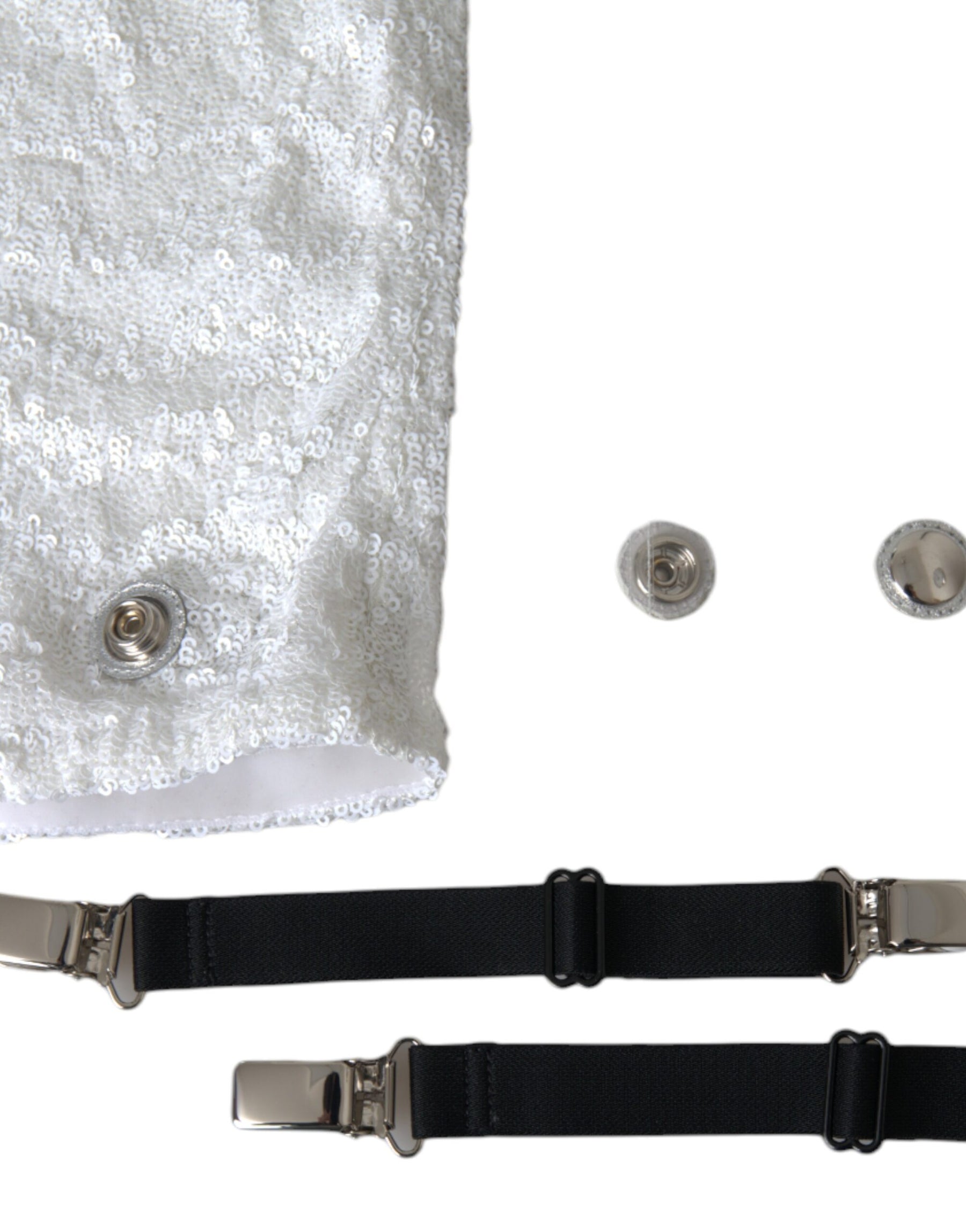 Dolce & Gabbana White Heels Stiletto Knee High Boots Shoes | Regal Royce