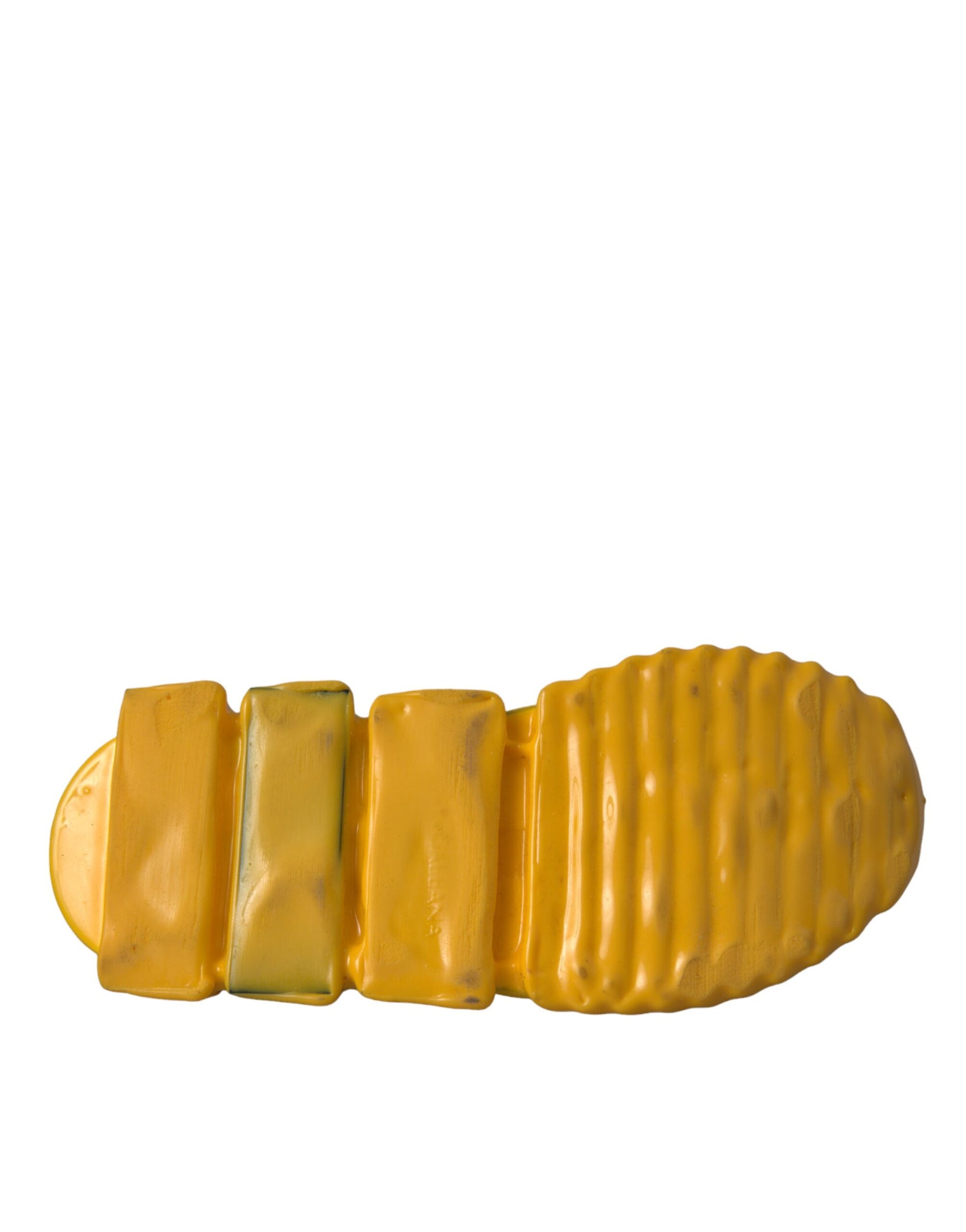 Dolce & Gabbana Yellow Sorrento Slip On Sneakers Women Shoes | Regal Royce