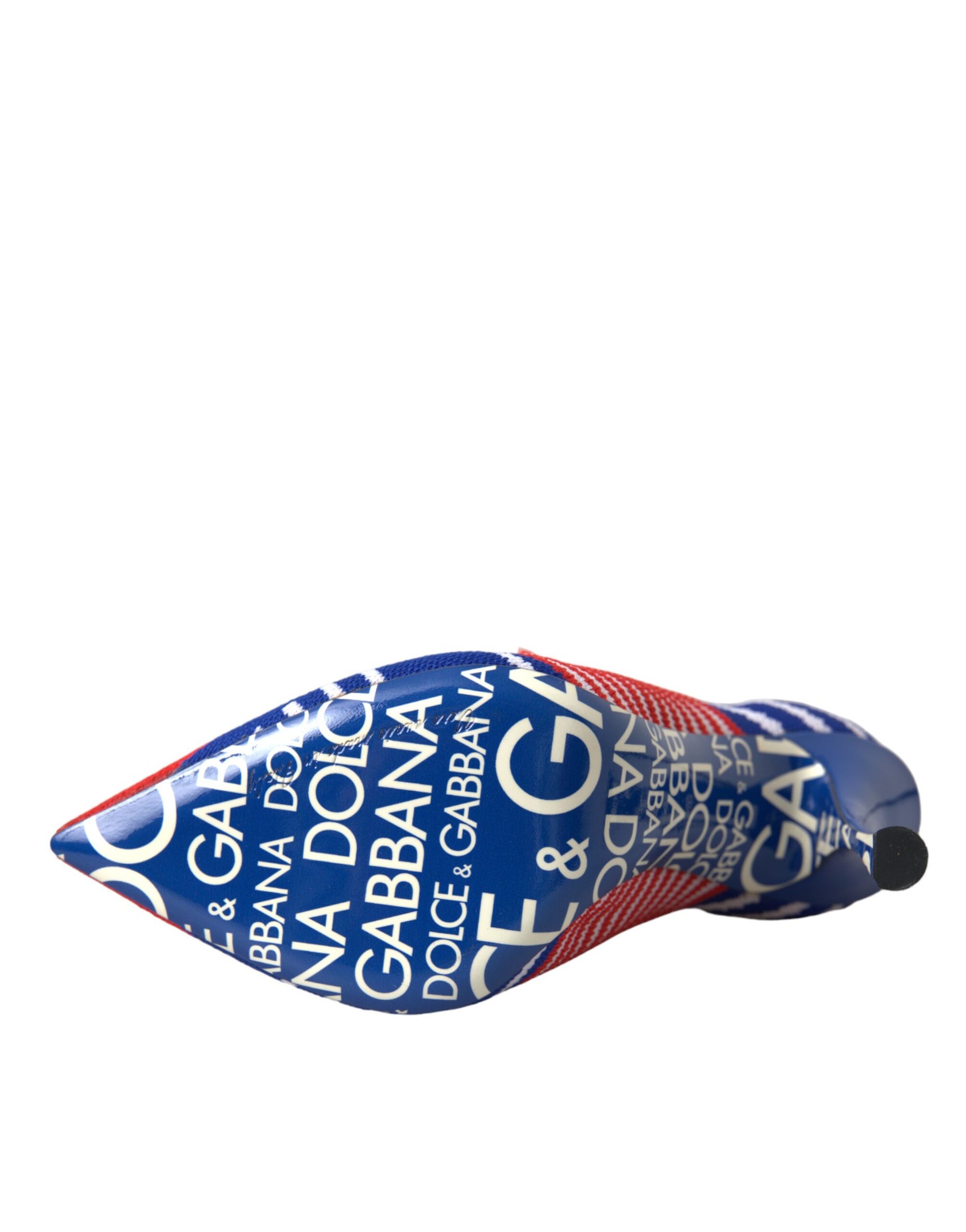 Dolce & Gabbana Red Blue Stretch Sock Style Short Boots Logo Shoes | Regal Royce