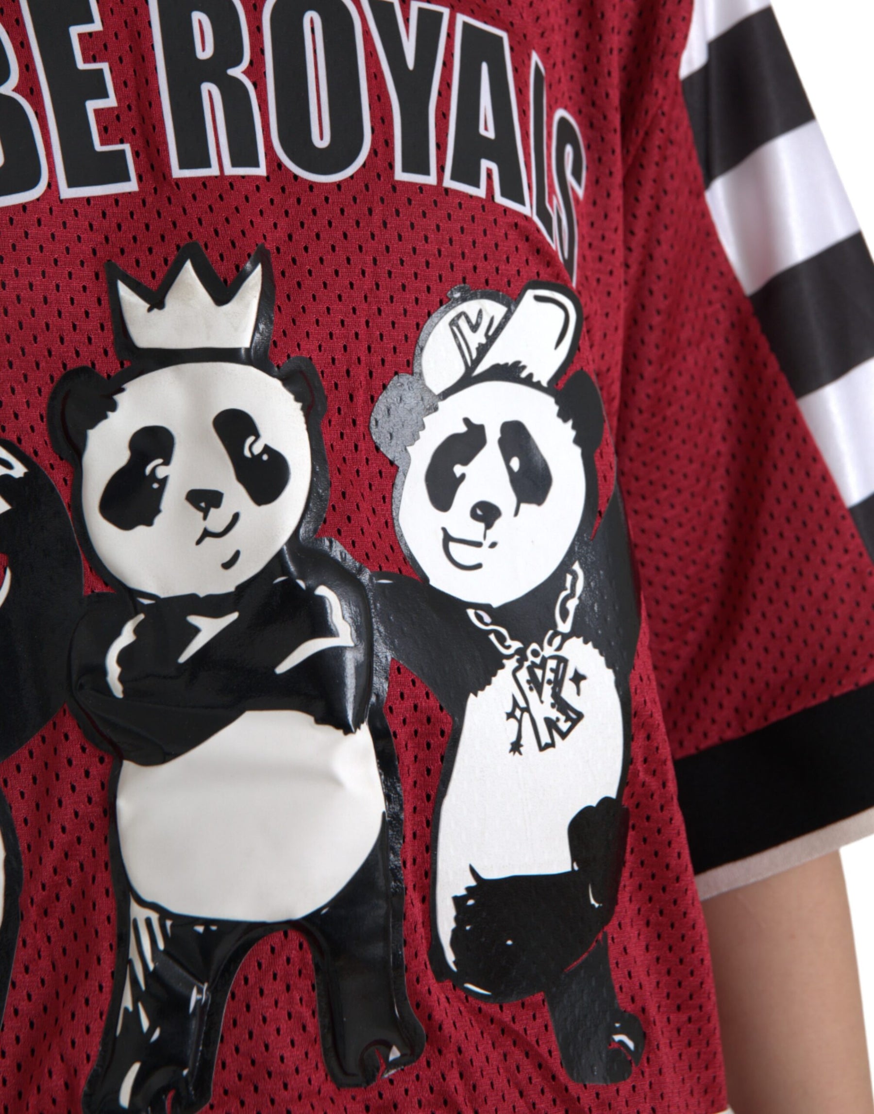 Dolce & Gabbana Multicolor Royals Panda Oversized T-shirt | Regal Royce