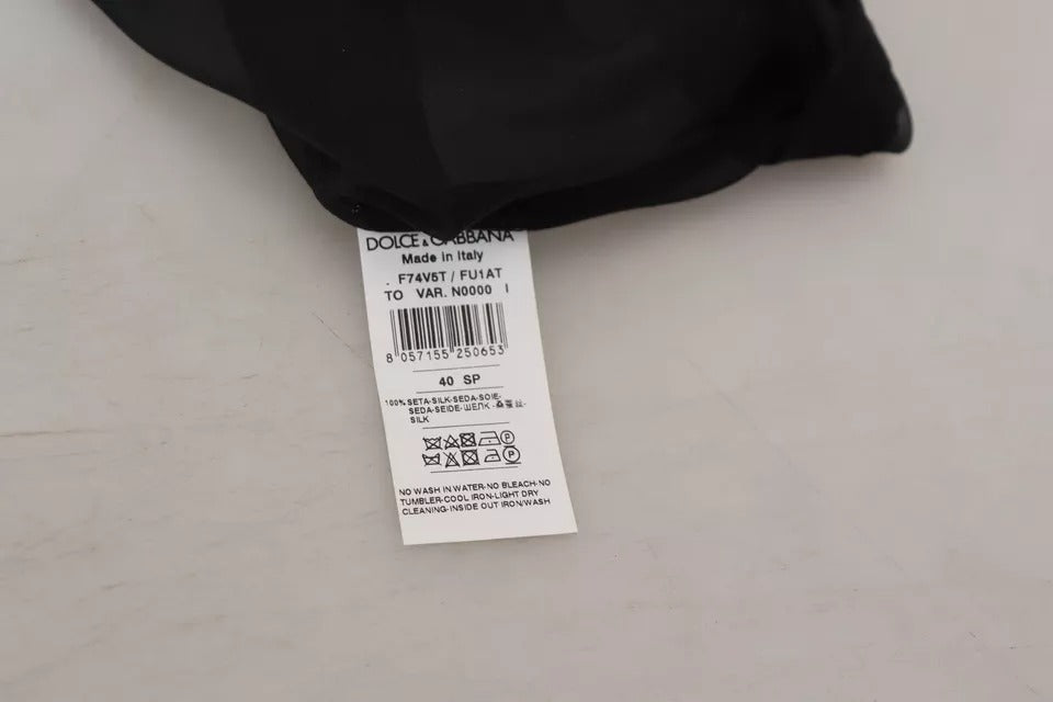 Dolce & Gabbana Black Mesh Transparent Blouse Pullover Top | Regal Royce
