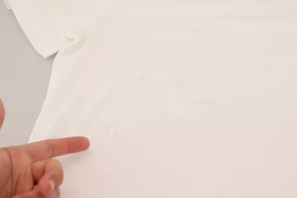 Dolce & Gabbana Optical White Printed Short Sleeves Top | Regal Royce