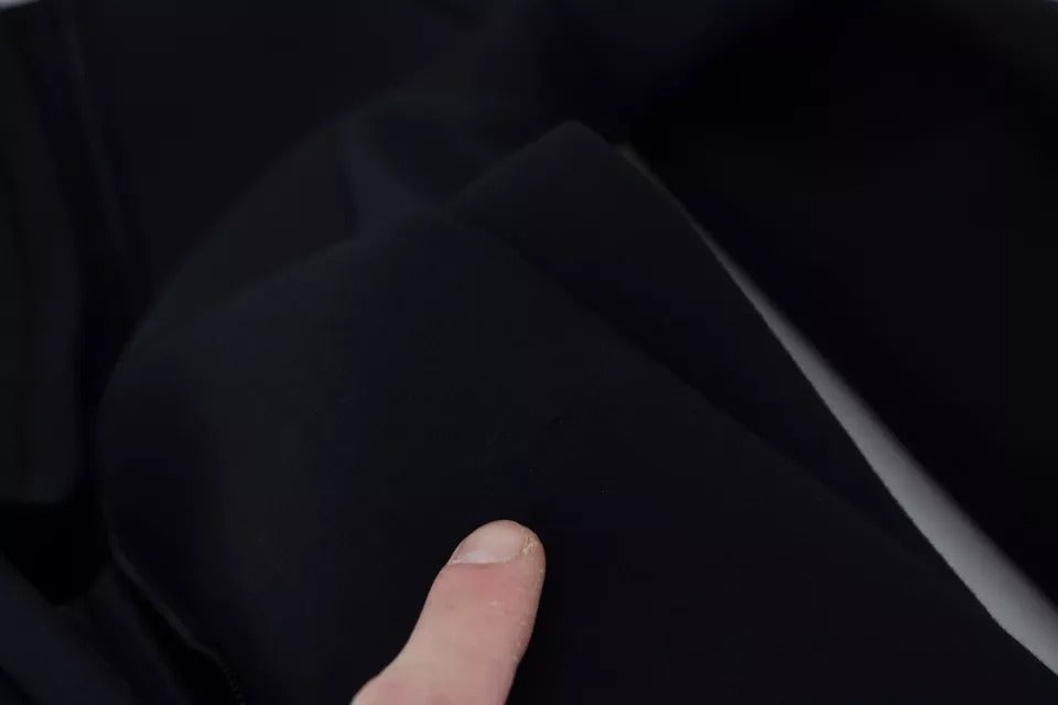 Dolce & Gabbana Black Long Sleeves A-line Mini Cotton Dress | Regal Royce