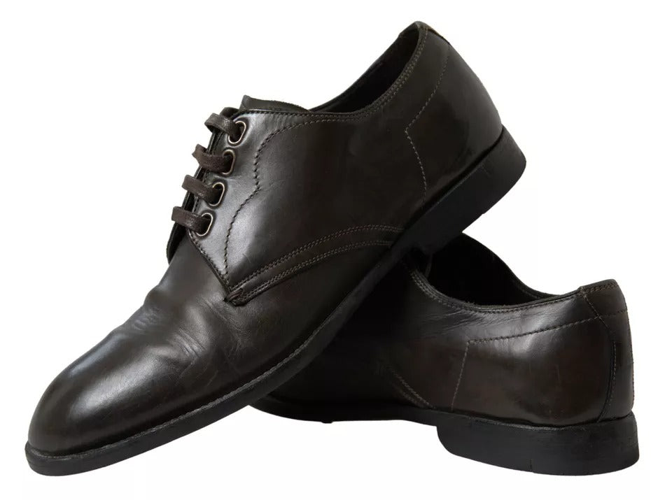 Dolce & Gabbana Green Leather Mens Formal Dress Shoes | Regal Royce