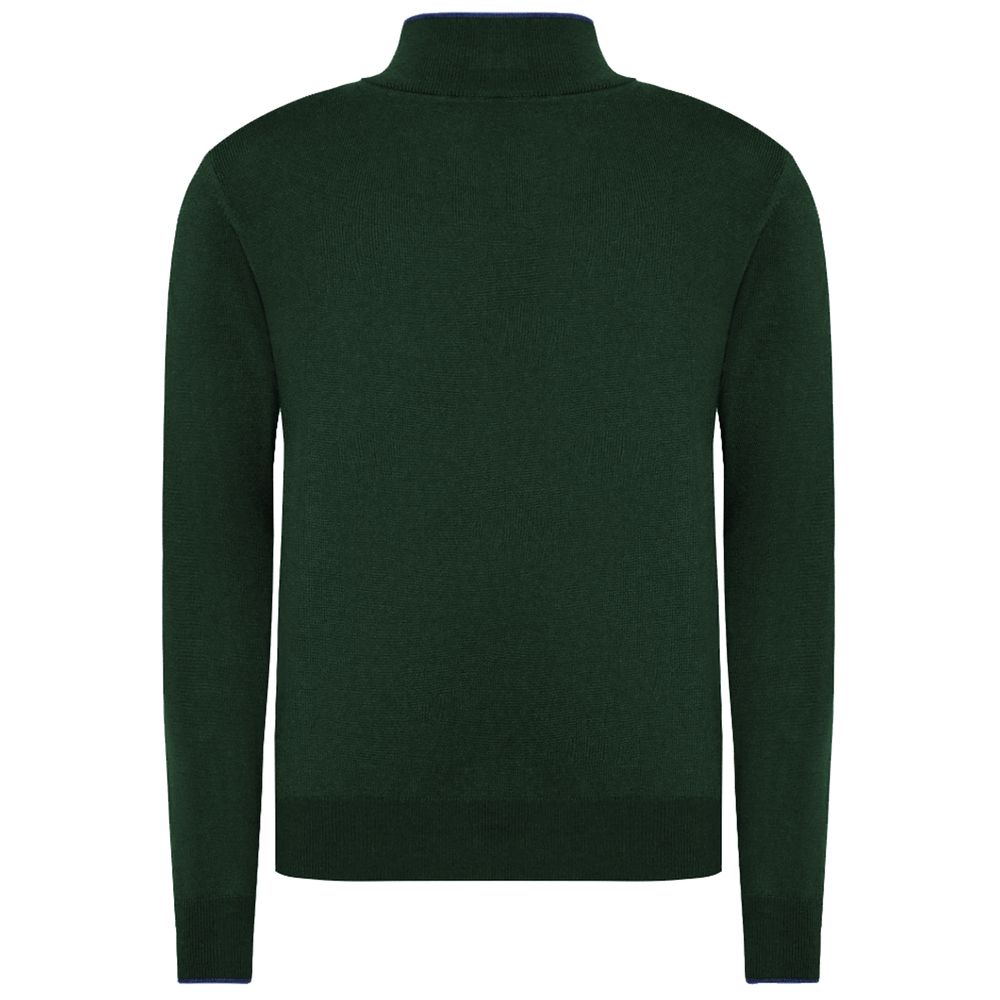La Martina Green Marabou Sweater