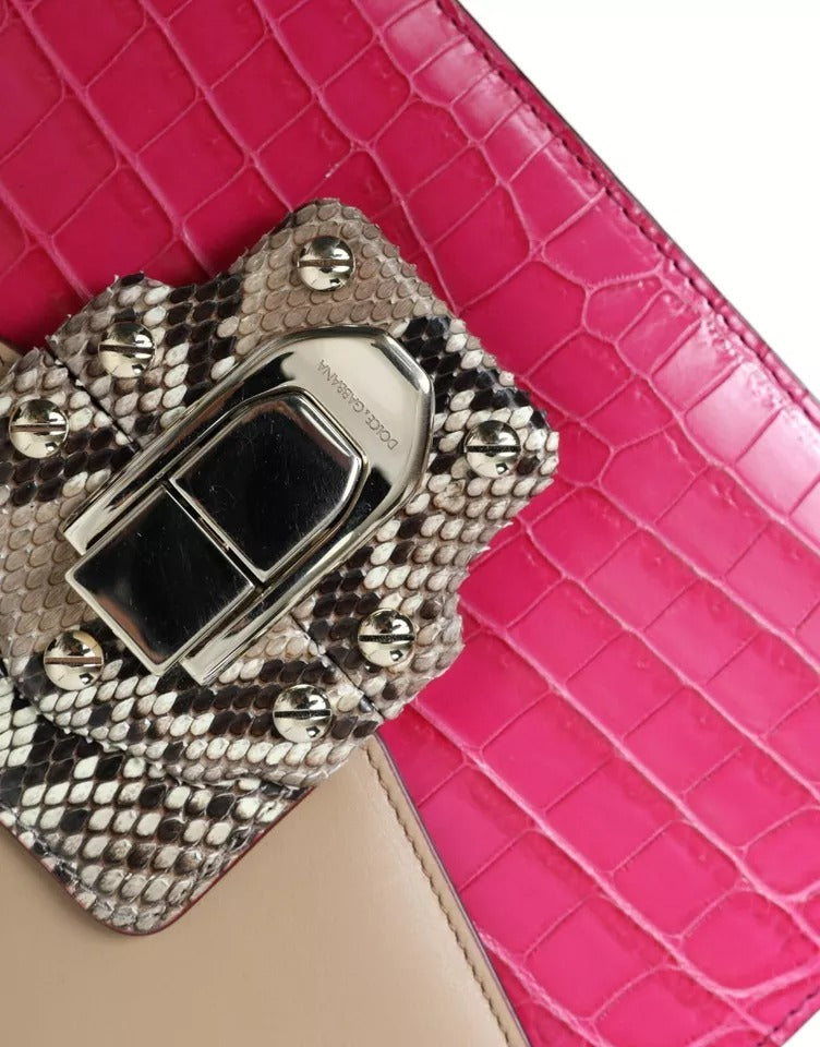 Dolce & Gabbana Multicolor Leather LUCIA Shoulder Bag | Regal Royce