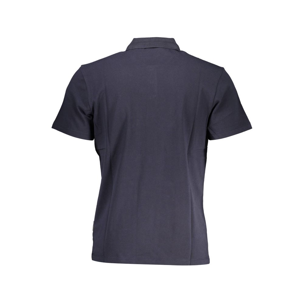 Napapijri Blue Cotton Polo Shirt | Regal Royce
