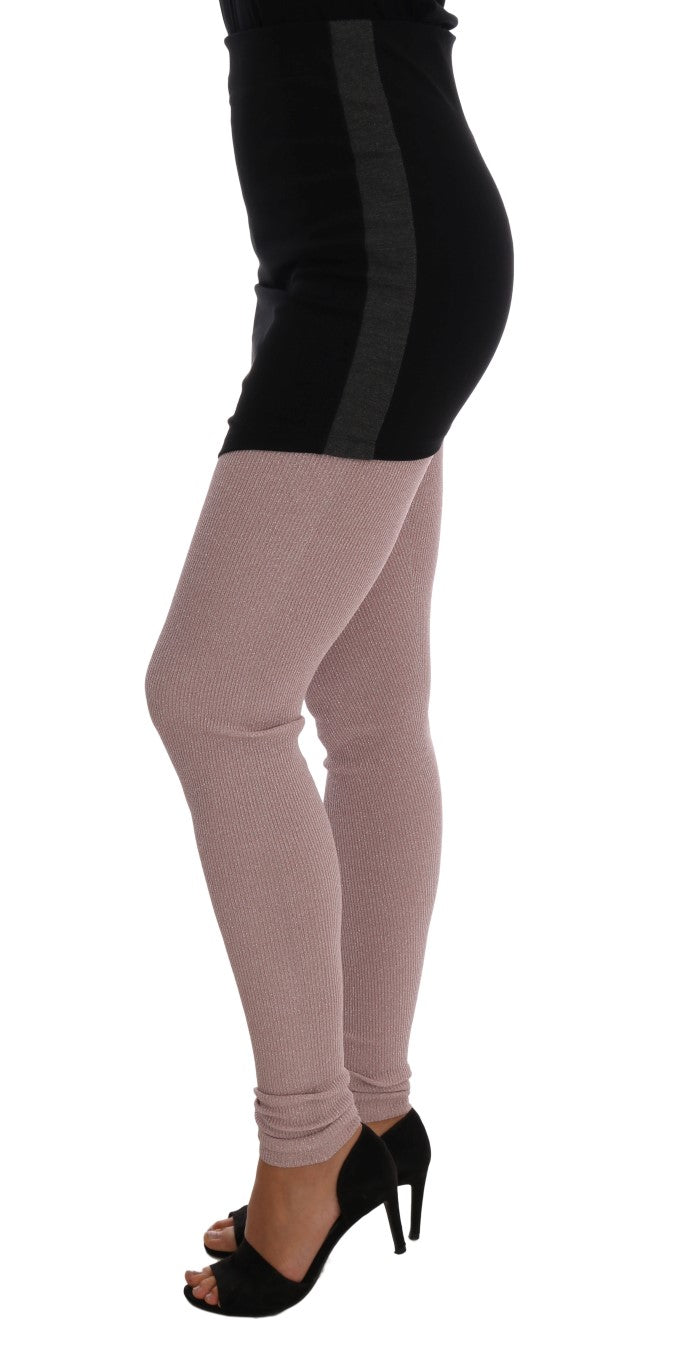 Dolce & Gabbana Pink Stretch Waist Tights Stockings | Regal Royce