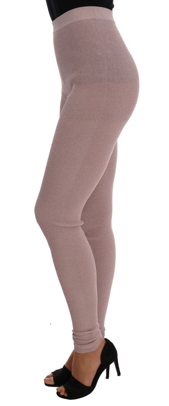 Dolce & Gabbana Pink Stretch Waist Tights Stockings | Regal Royce