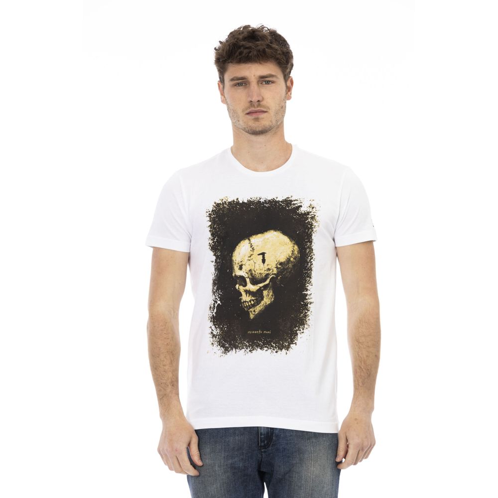 Trussardi Action White Cotton T-Shirt