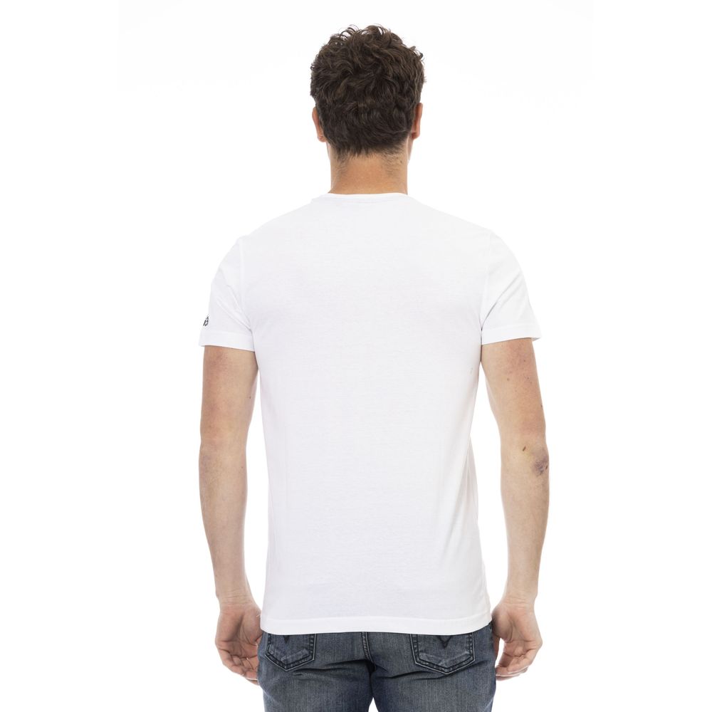 Trussardi Action White Cotton Men's T-Shirt | Regal Royce