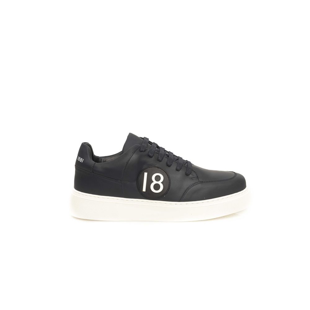Cerruti 1881 Blue Cowhide Men Sneaker | Regal Royce