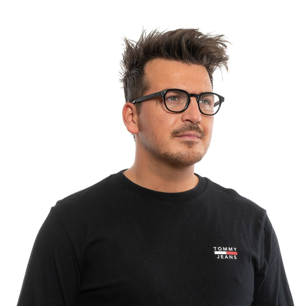 Ermenegildo Zegna Black Plastic Glasses (Frames) | Regal Royce