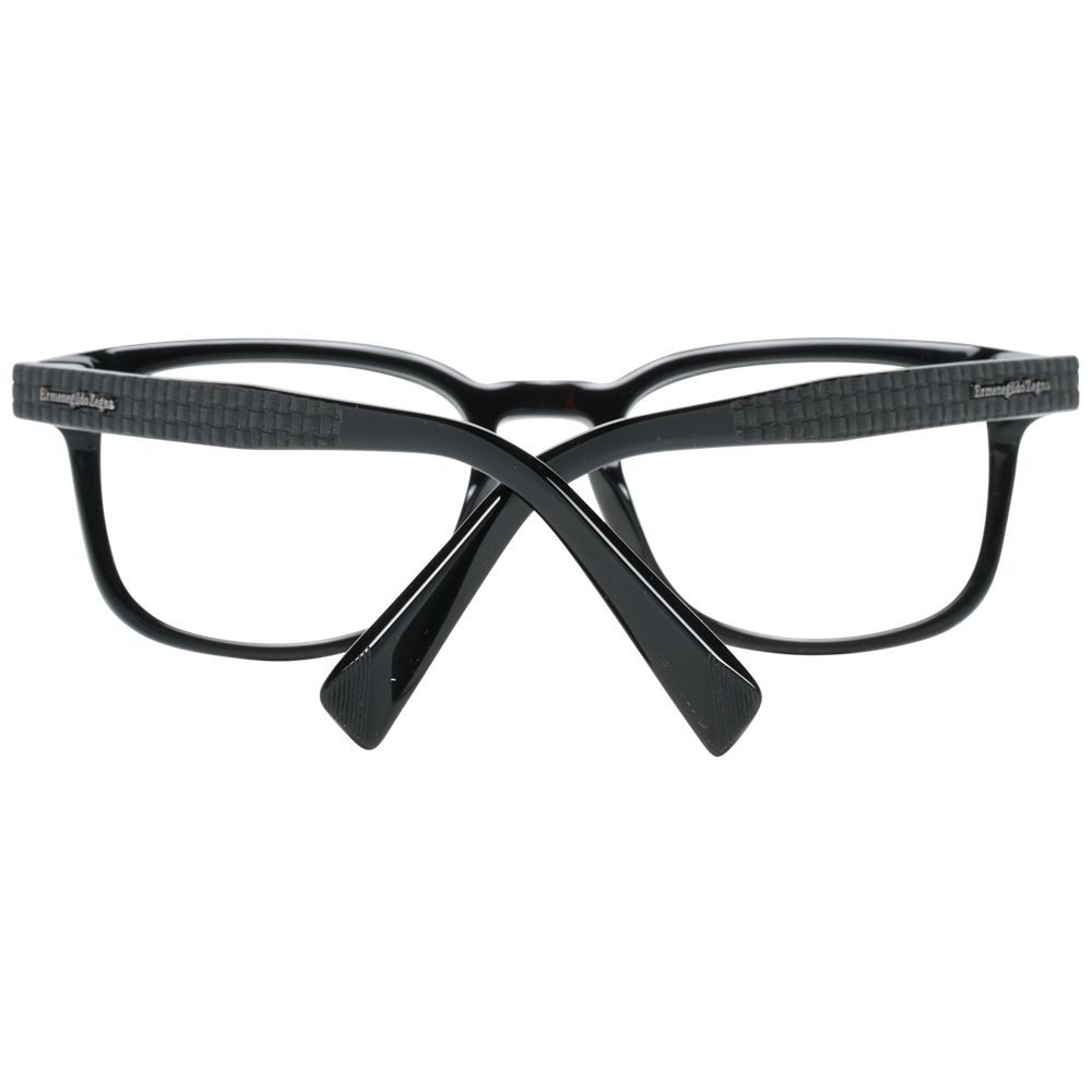 Ermenegildo Zegna Black Plastic Glasses (Frames) | Regal Royce