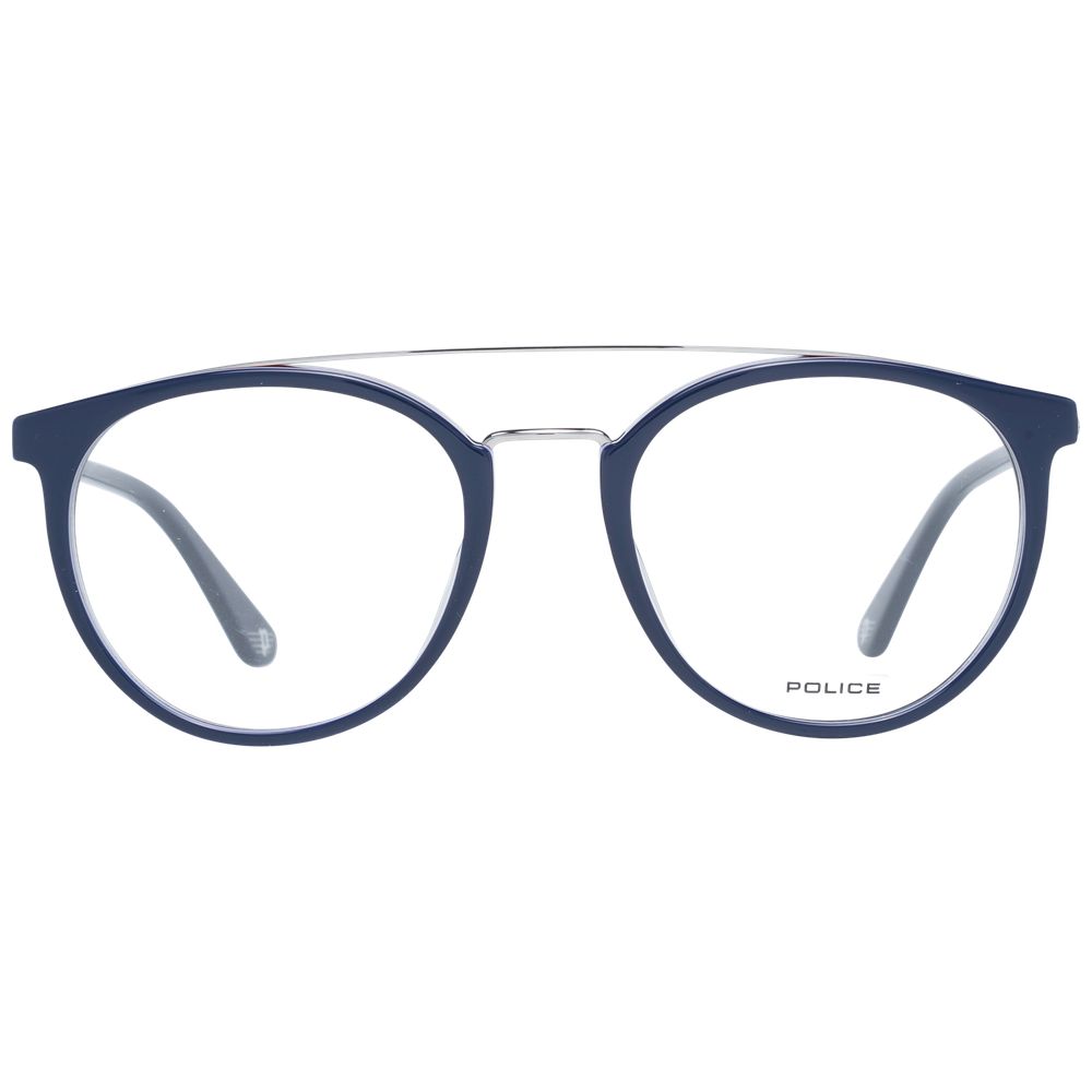 Police Blue Metal & Plastic Glasses (Frames) | Regal Royce