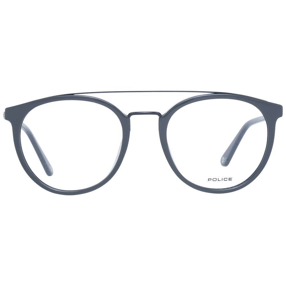 Police Gray Metal & Plastic Glasses (Frames) | Regal Royce