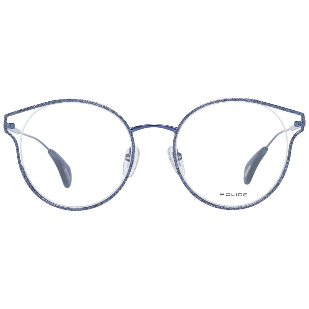 Police Blue Metal & Plastic Glasses (Frames) | Regal Royce