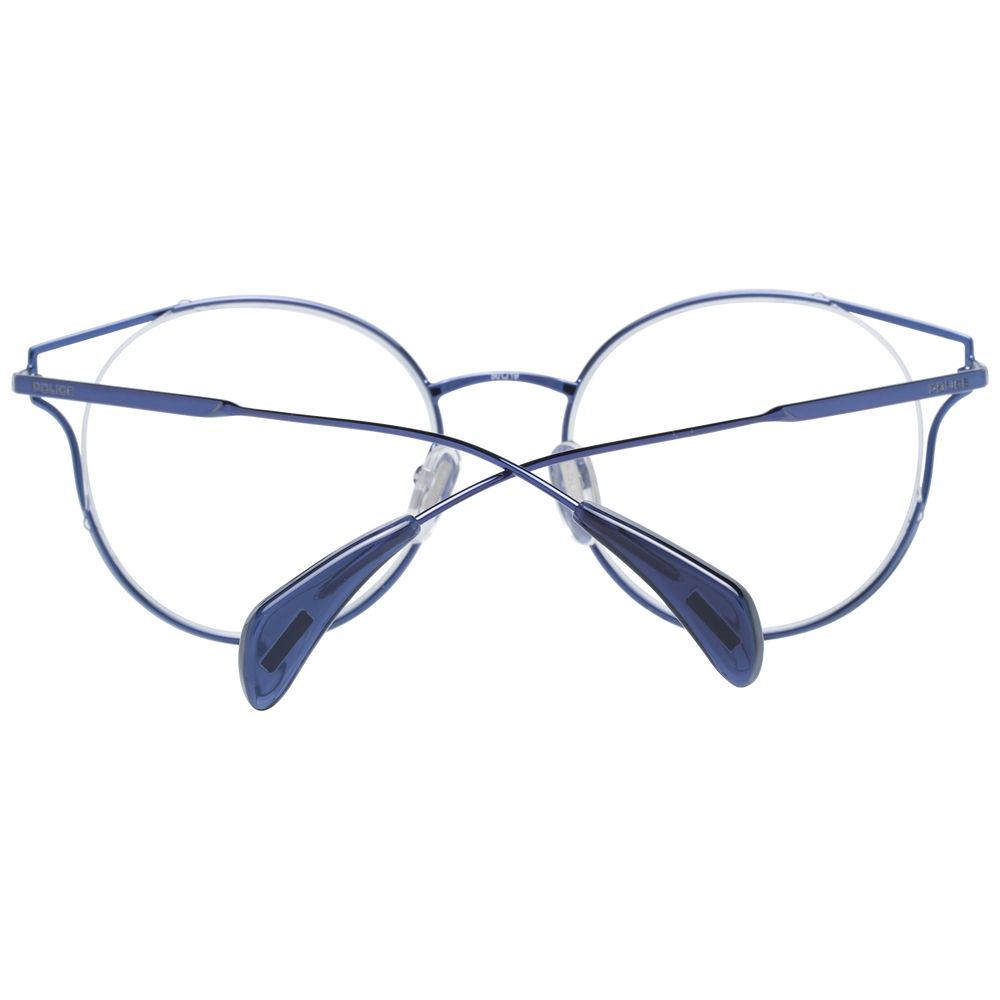 Police Blue Metal & Plastic Glasses (Frames) | Regal Royce