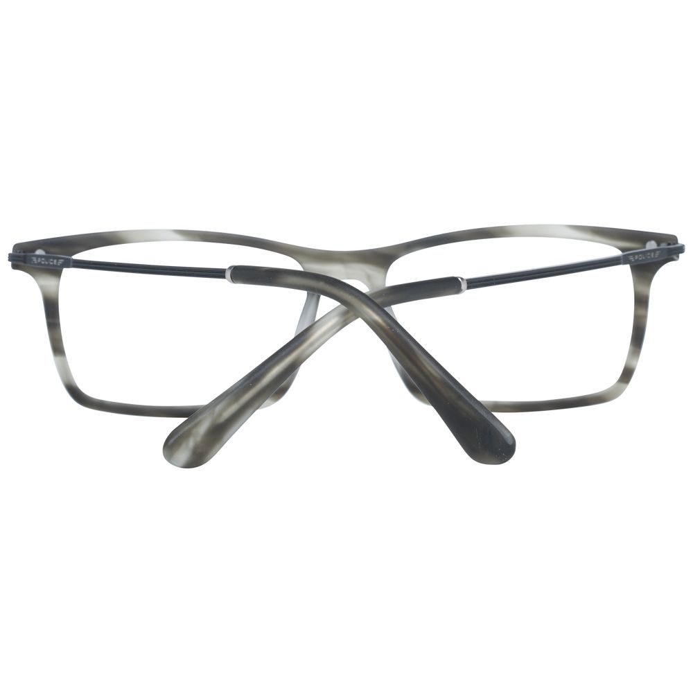 Police Gray Metal & Plastic Glasses (Frames) | Regal Royce