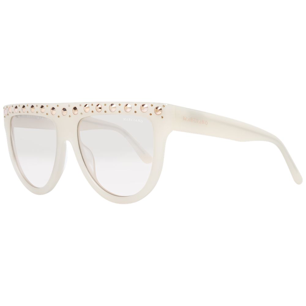 Marciano by Guess White Plastic Sunglasses | Regal Royce