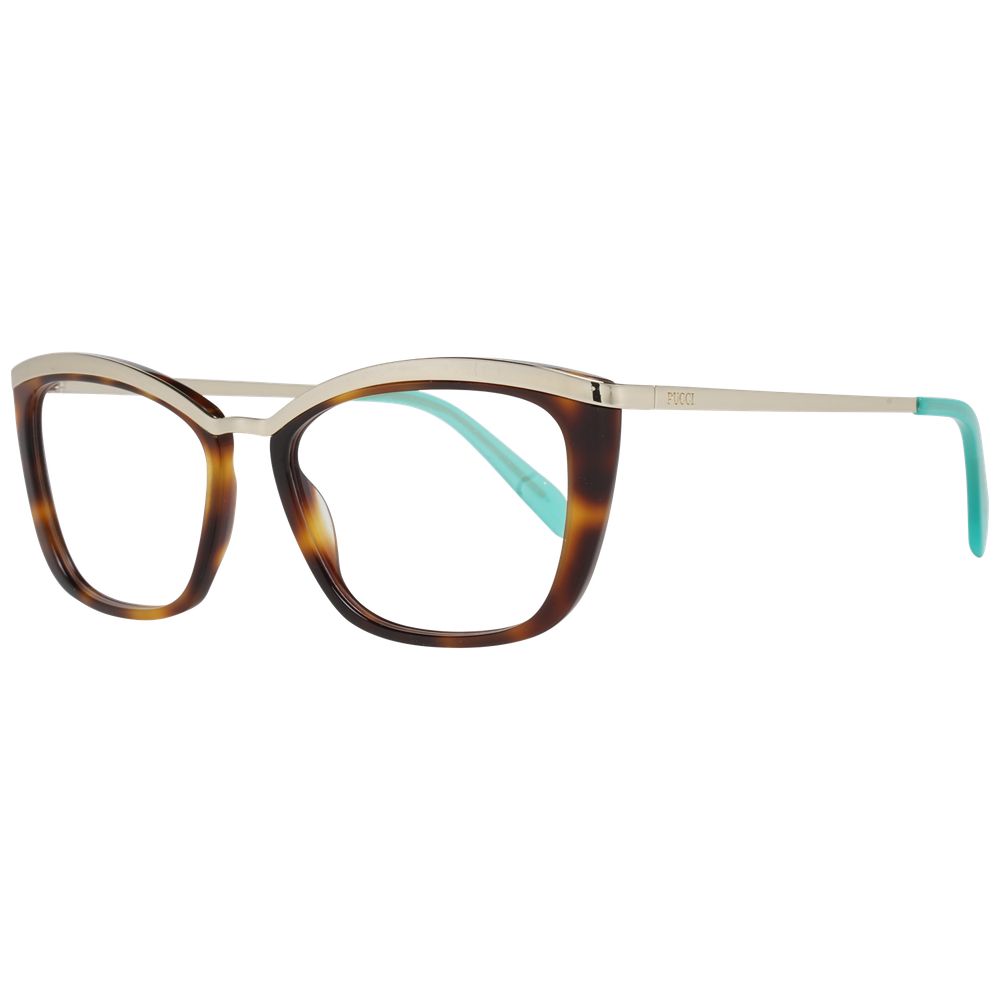 Emilio Pucci Brown Metal & Plastic Glasses (Frames) | Regal Royce
