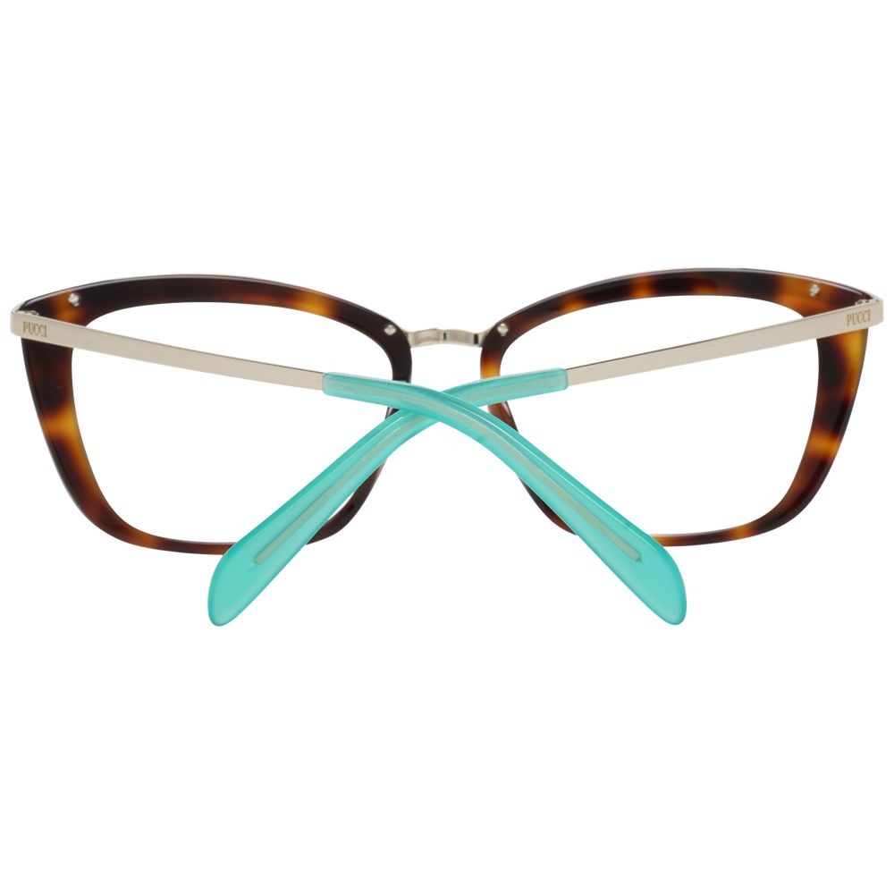 Emilio Pucci Brown Metal & Plastic Glasses (Frames) | Regal Royce
