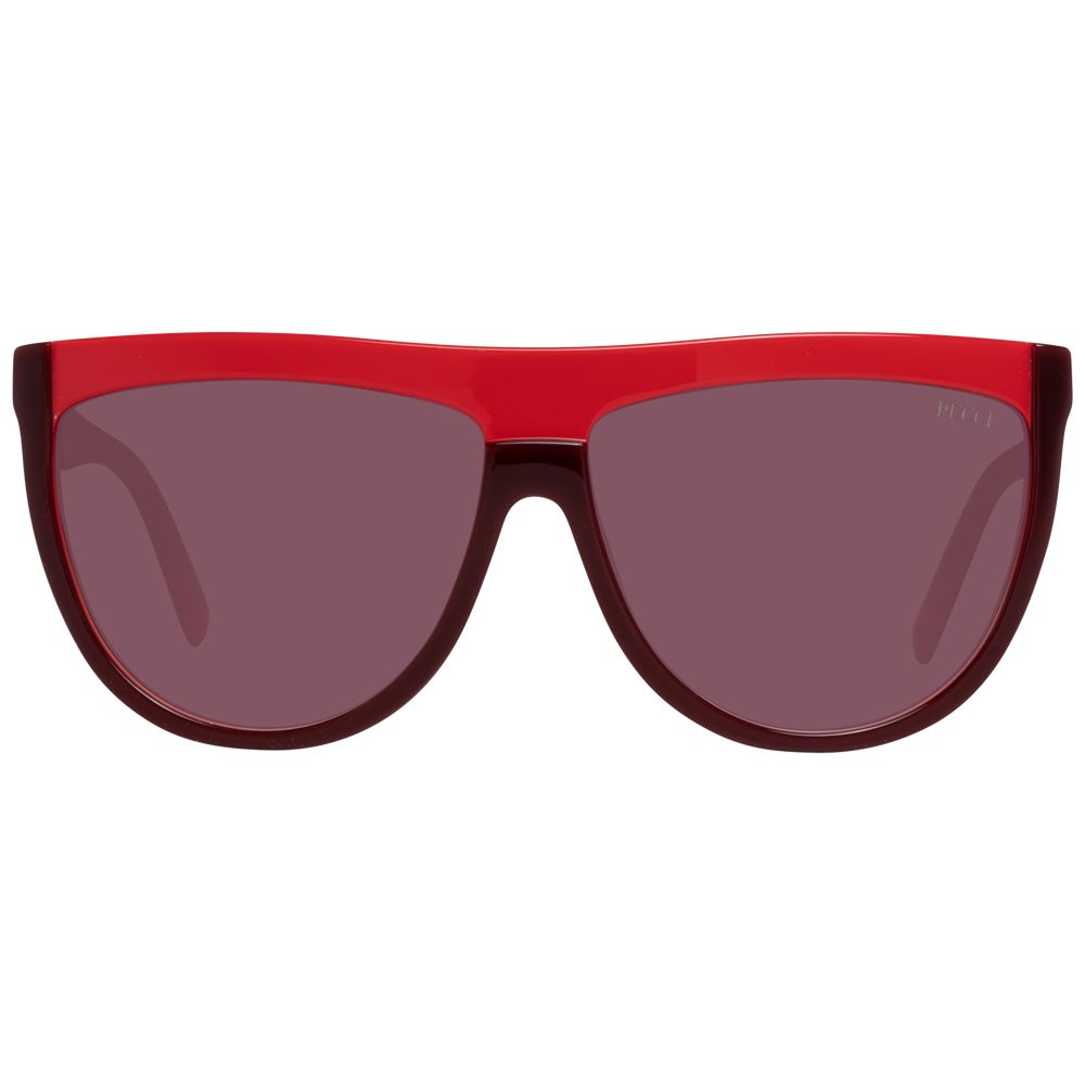 Emilio Pucci Burgundy Plastic Sunglasses | Regal Royce