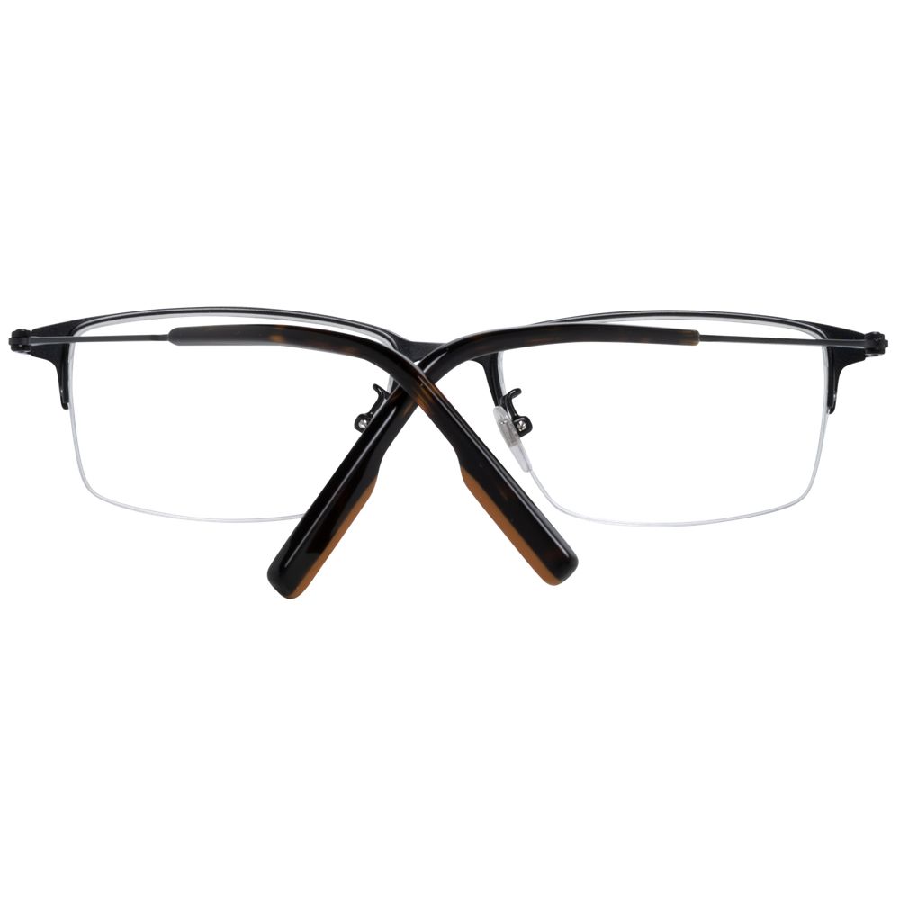 Ermenegildo Zegna Black Metal Glasses (Frames) | Regal Royce