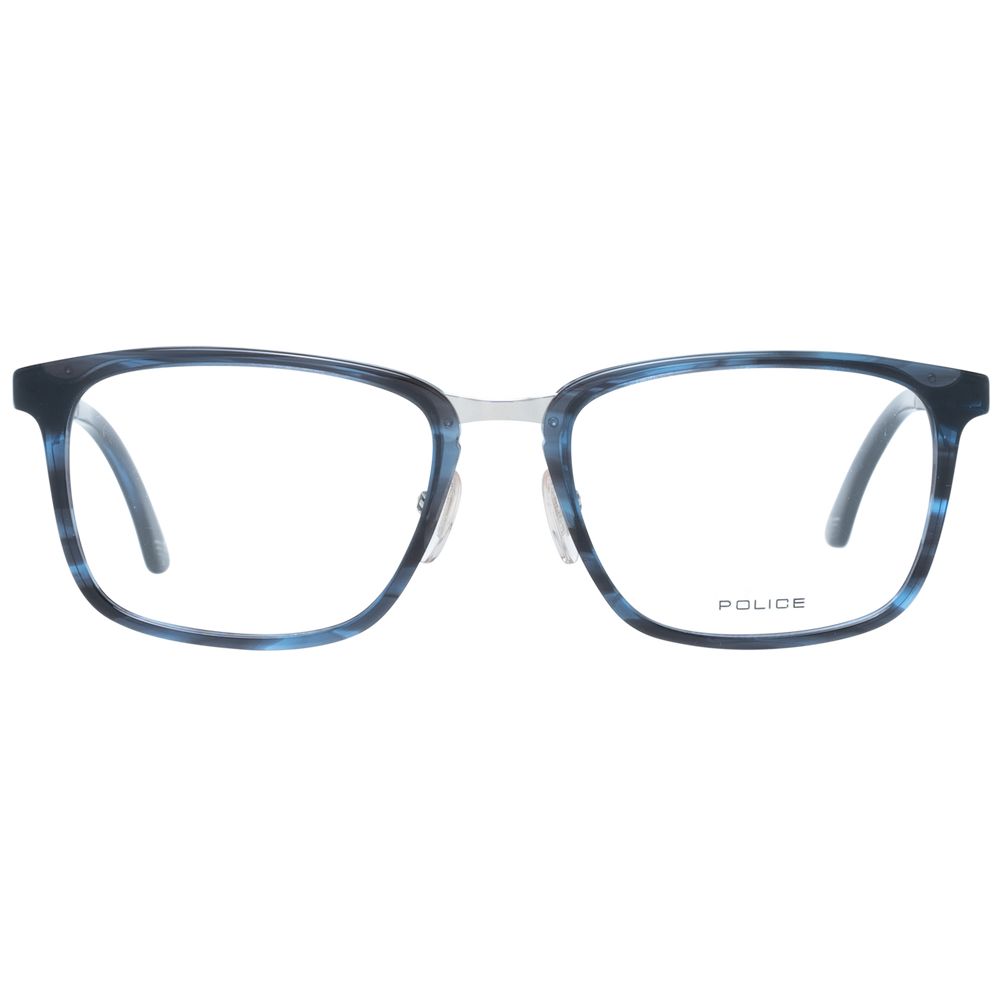 Police Blue Plastic Glasses (Frames) | Regal Royce