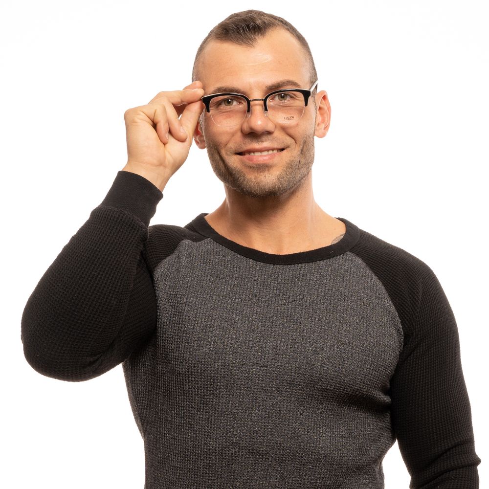 Lozza Black Metal & Plastic Glasses (Frames) | Regal Royce