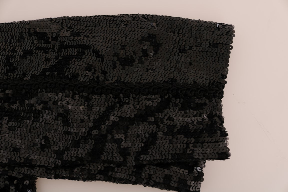 Dolce & Gabbana Black Sequined Fashion Shorts | Regal Royce