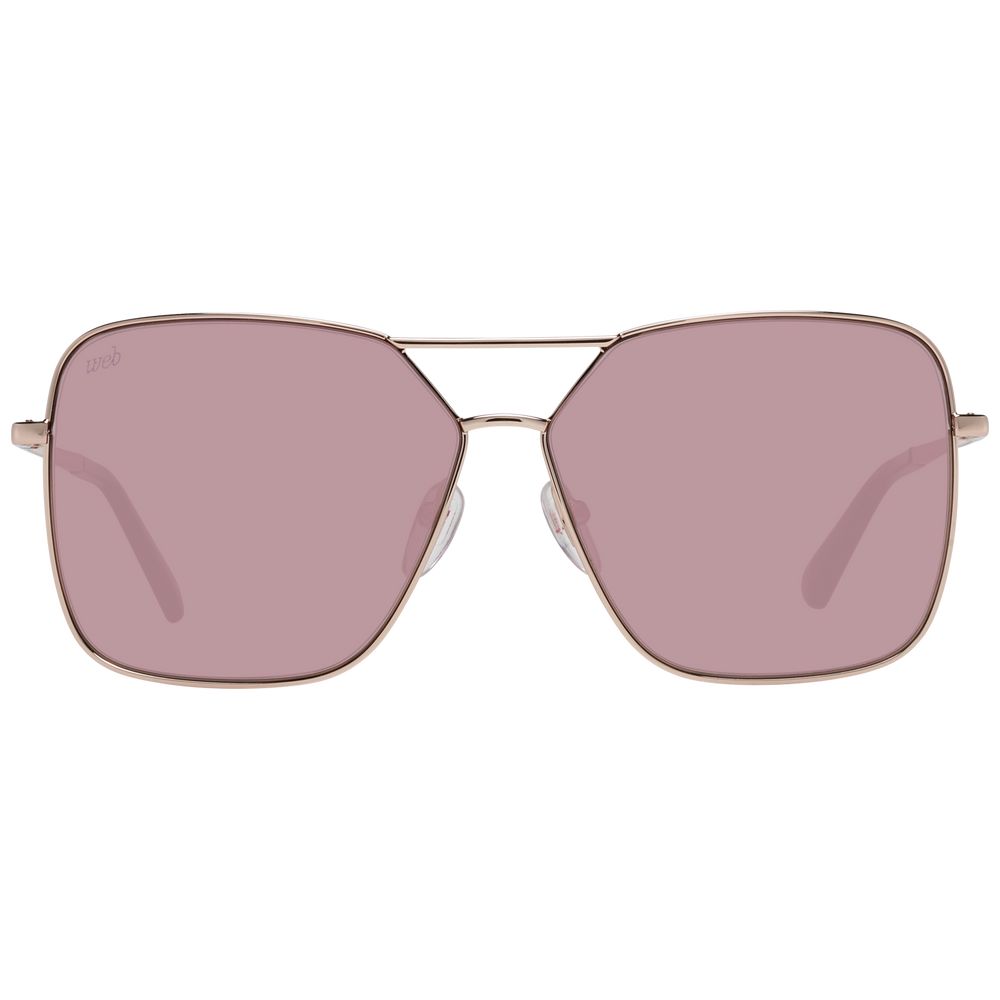 Web Rose Gold Metal Sunglasses | Regal Royce