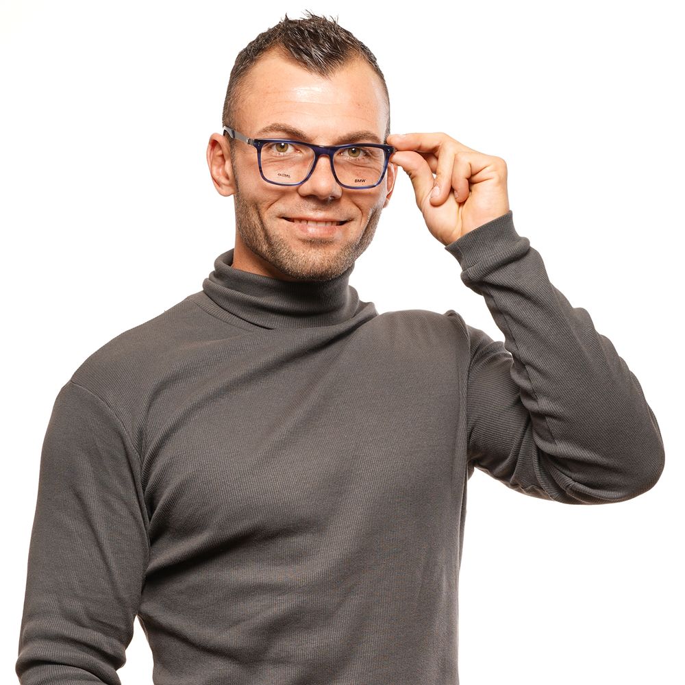 BMW Blue Metal & Plastic Glasses (Frames) | Regal Royce