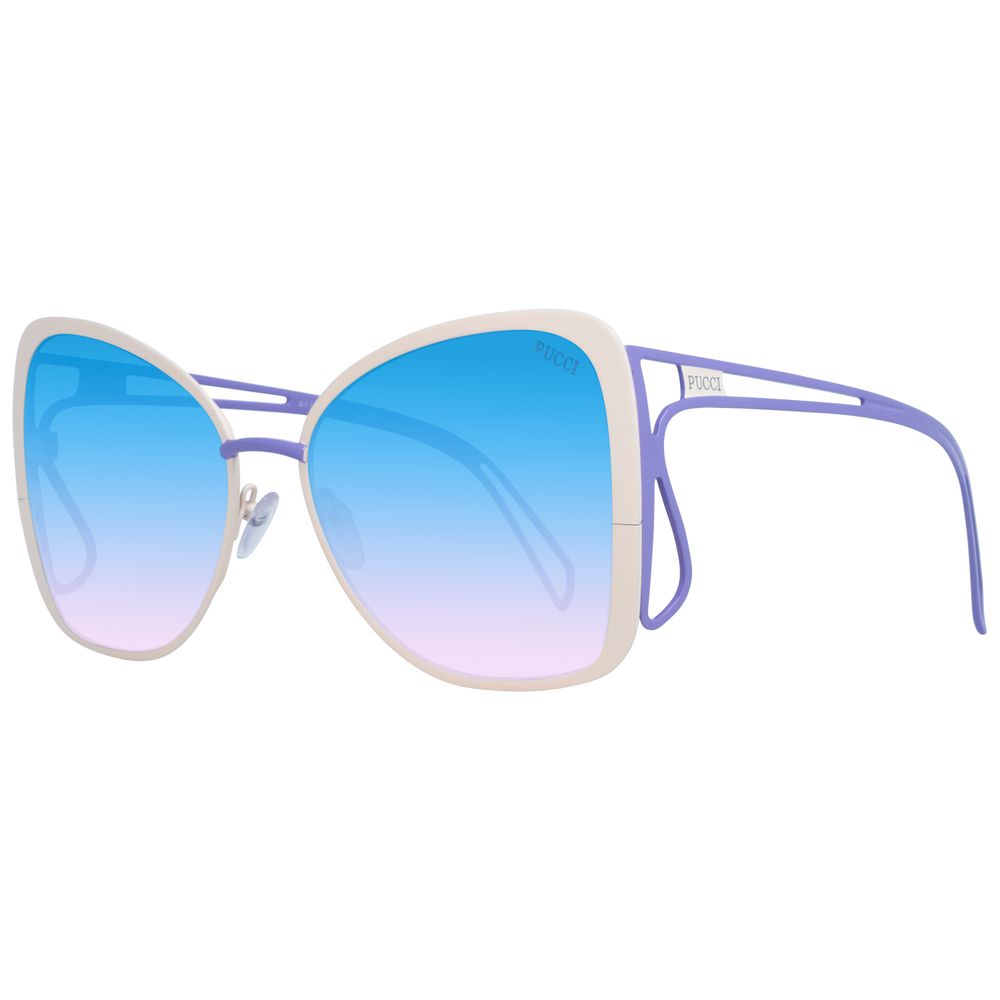 Emilio Pucci Cream Metal Sunglasses | Regal Royce