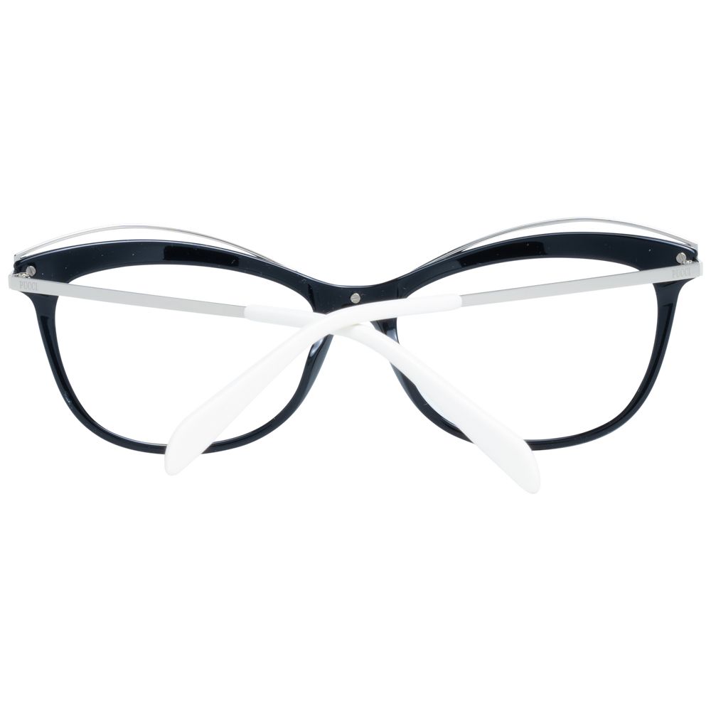 Emilio Pucci Black Metal & Plastic Glasses (Frames) | Regal Royce