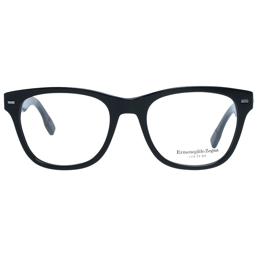 Ermenegildo Zegna Black Plastic Glasses (Frames) | Regal Royce