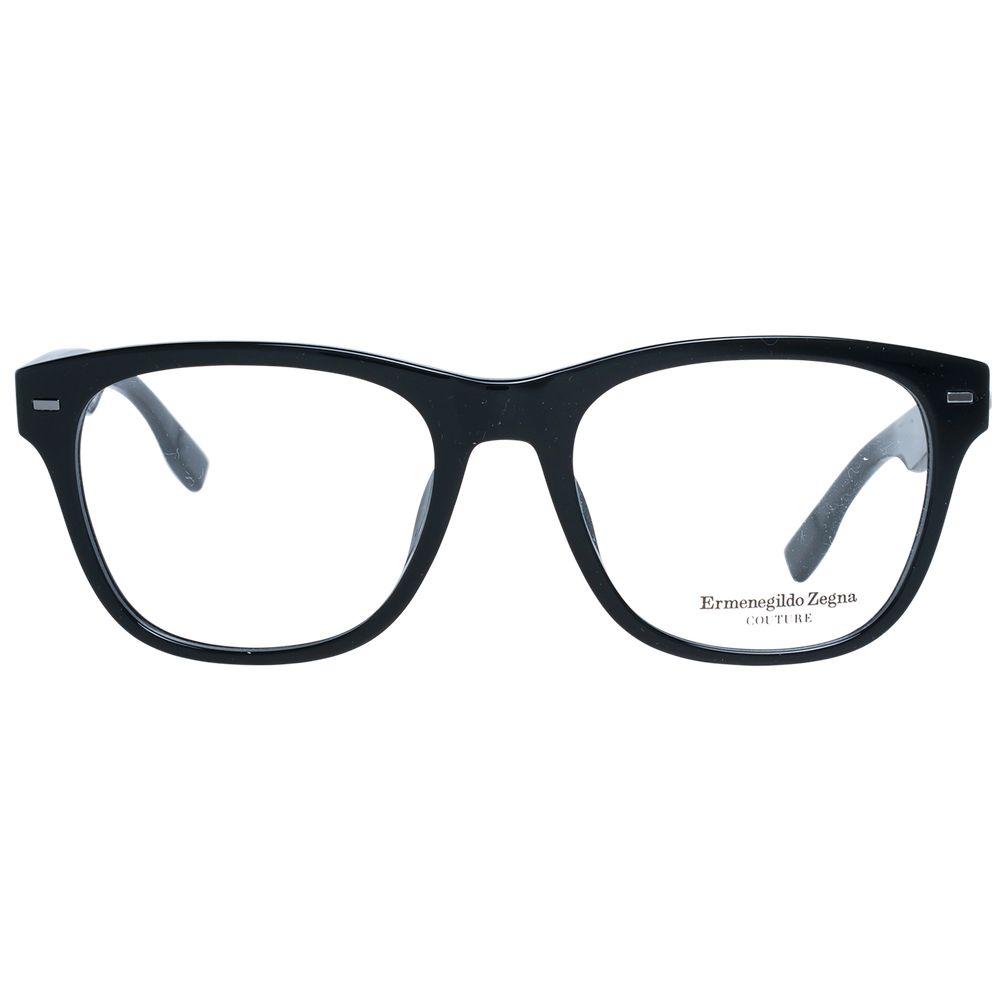 Ermenegildo Zegna Black Plastic Glasses (Frames) | Regal Royce