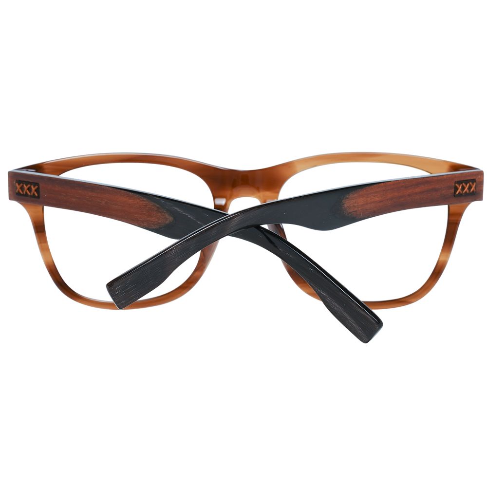 Ermenegildo Zegna Brown Plastic Glasses (Frames) | Regal Royce