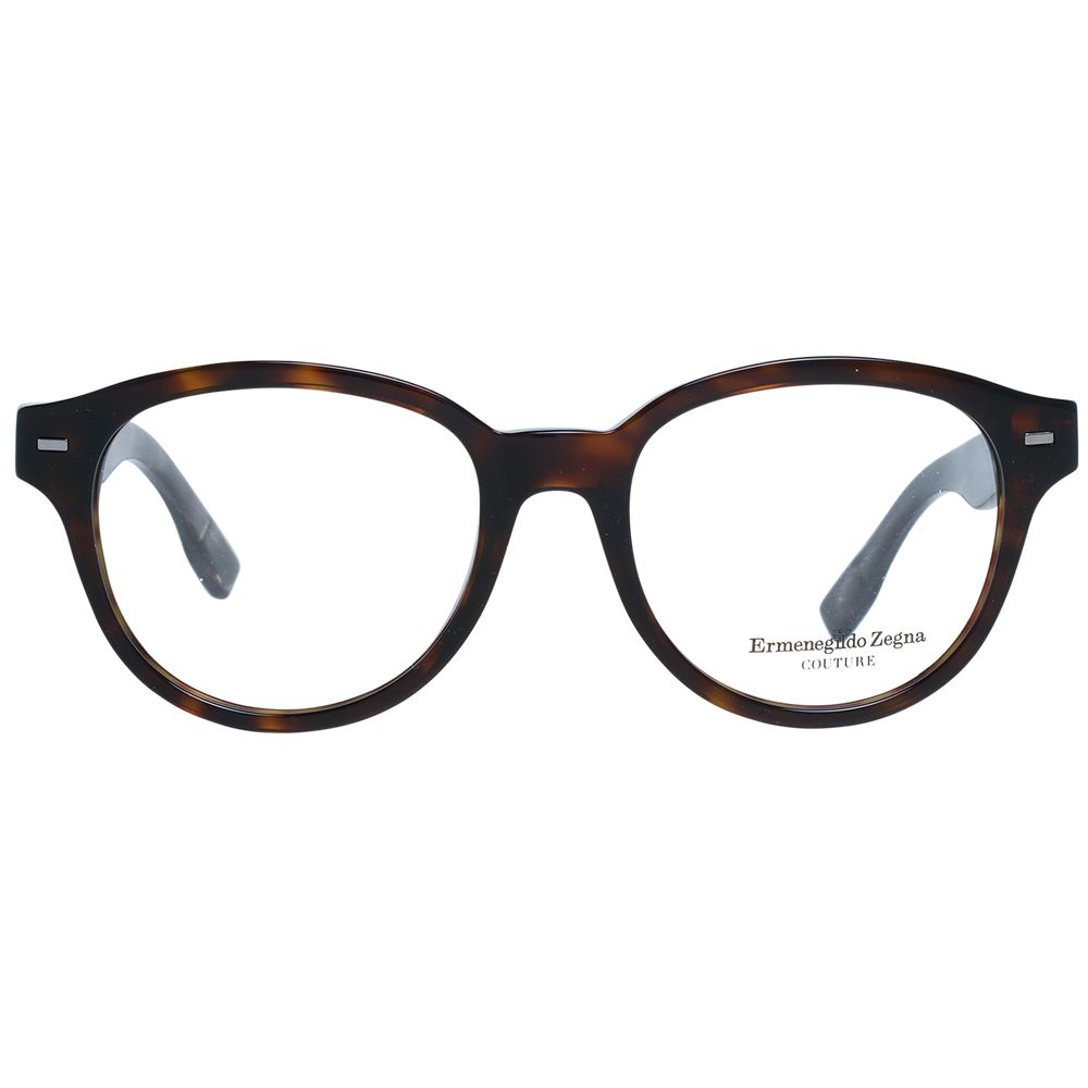 Ermenegildo Zegna Brown Plastic Glasses (Frames) | Regal Royce