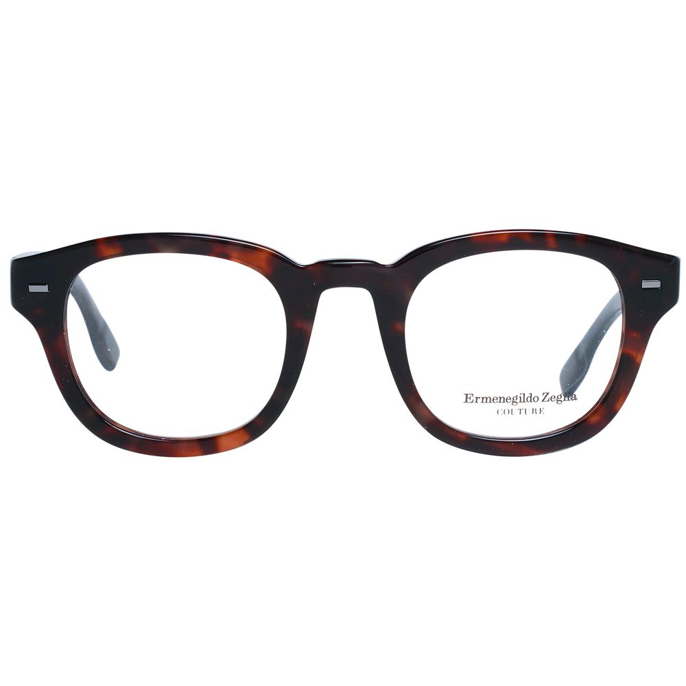 Ermenegildo Zegna Brown Plastic Glasses (Frames) | Regal Royce