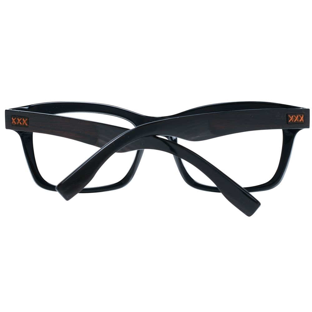 Ermenegildo Zegna Black Plastic Glasses (Frames) | Regal Royce