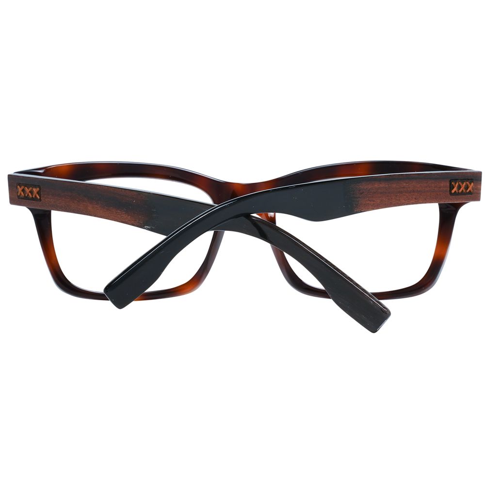 Ermenegildo Zegna Brown Plastic Glasses (Frames) | Regal Royce