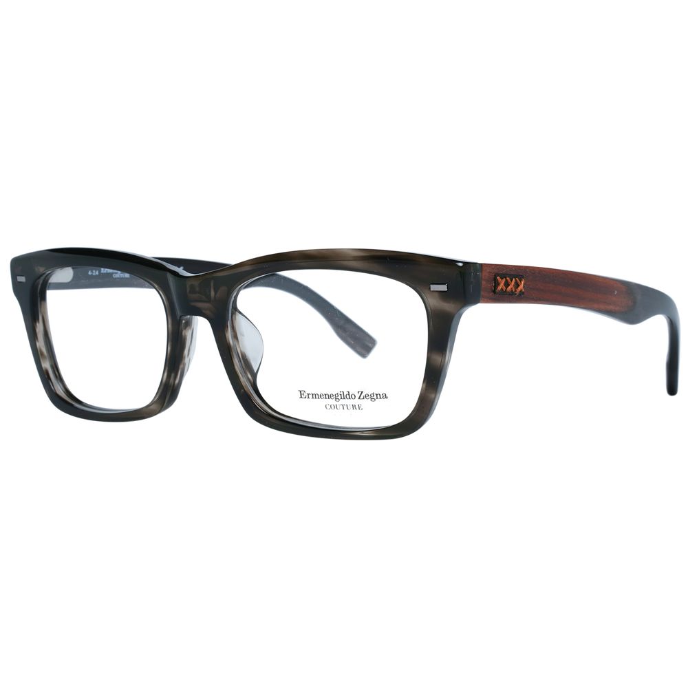 Ermenegildo Zegna Gray Acetate, Wood & Horn Glasses (Frames) | Regal Royce