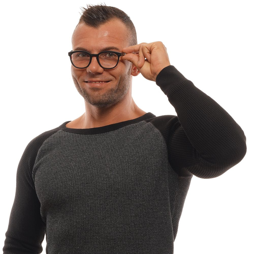 Ermenegildo Zegna Black Plastic Glasses (Frames) | Regal Royce