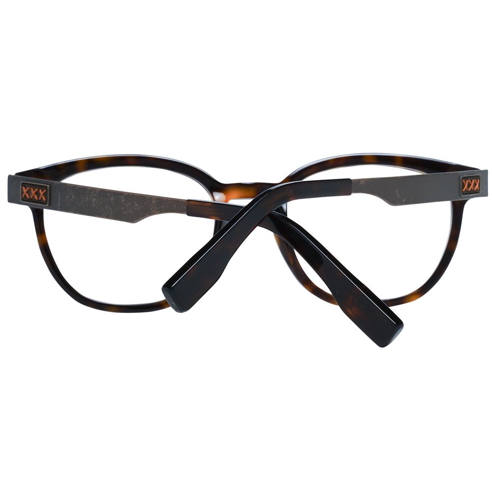 Ermenegildo Zegna Brown Plastic Glasses (Frames) | Regal Royce