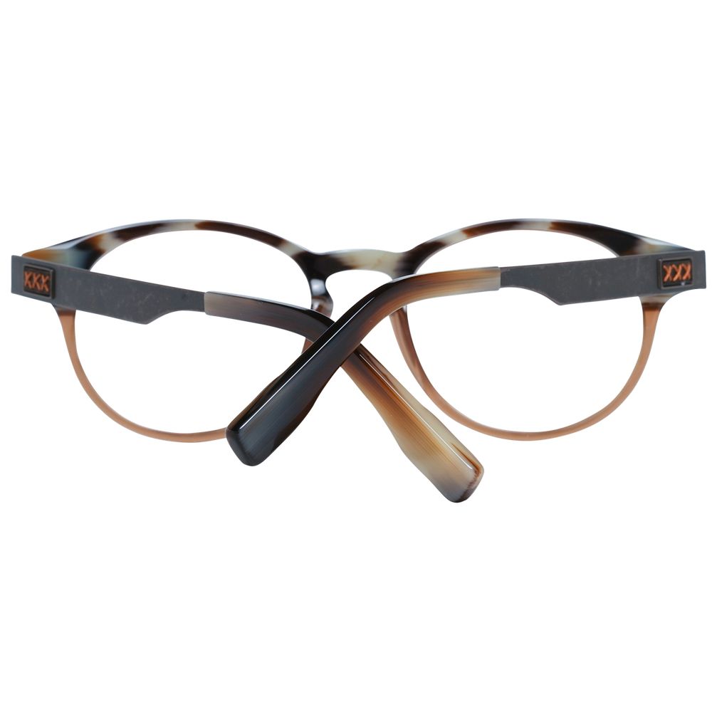 Ermenegildo Zegna Brown Plastic Glasses (Frames) | Regal Royce