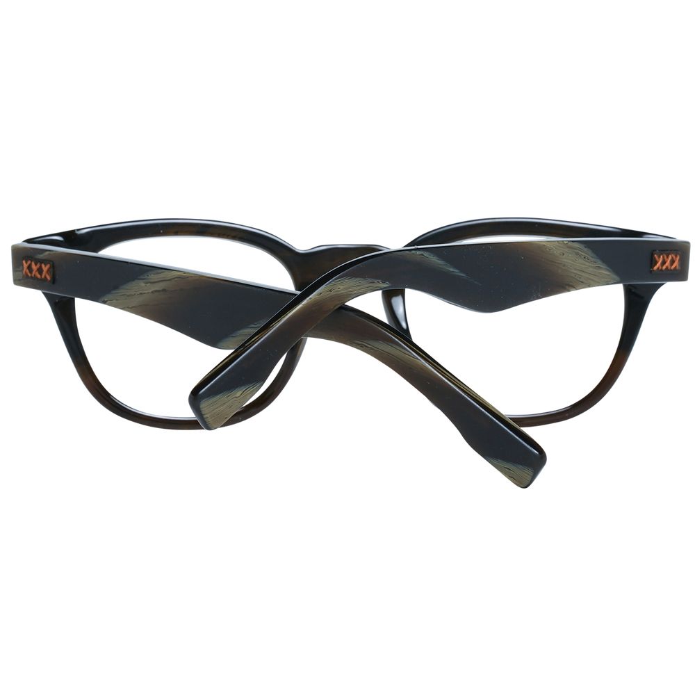 Ermenegildo Zegna Olive Plastic Glasses (Frames) | Regal Royce