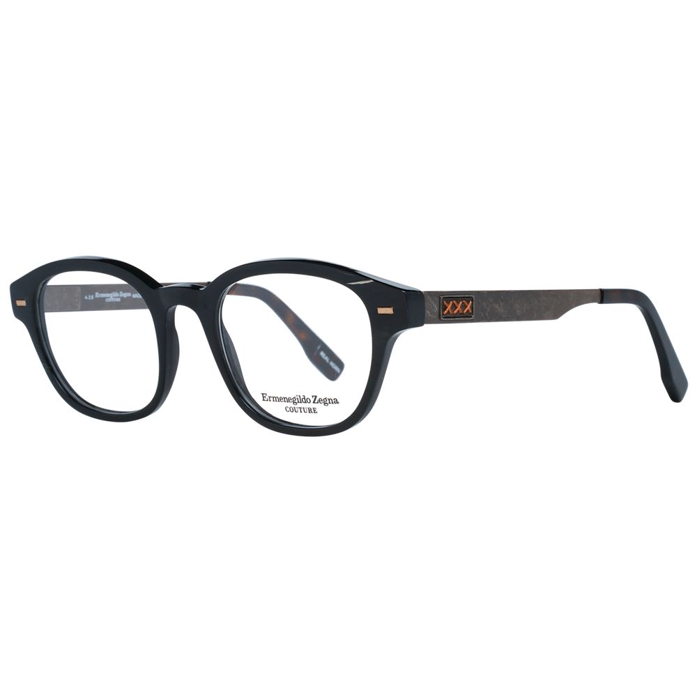 Ermenegildo Zegna Black Horn Glasses (Frames) | Regal Royce