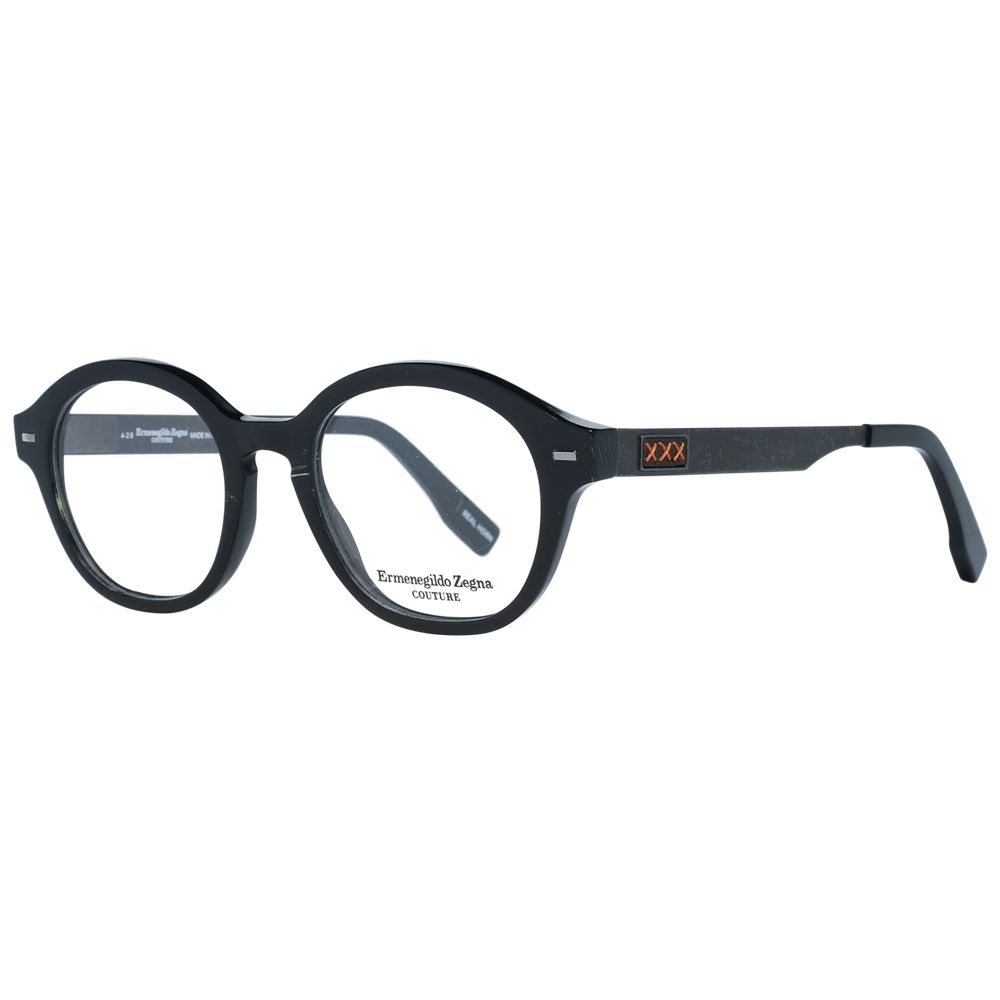 Ermenegildo Zegna Black Horn Glasses (Frames) | Regal Royce